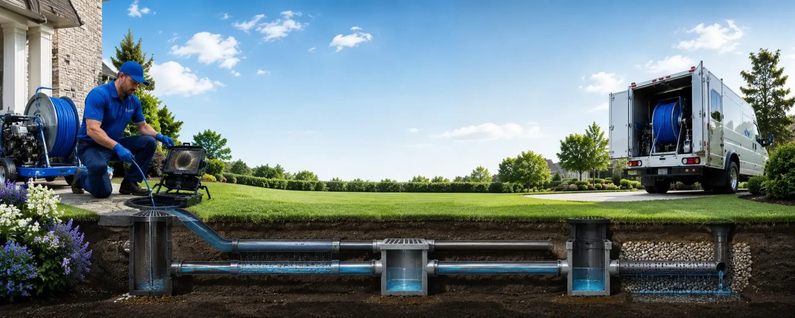 Outdoor drain cleaning information for Darien, IL